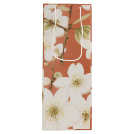 Sacola Para Vinho "Sacos de presente de vinho floral"