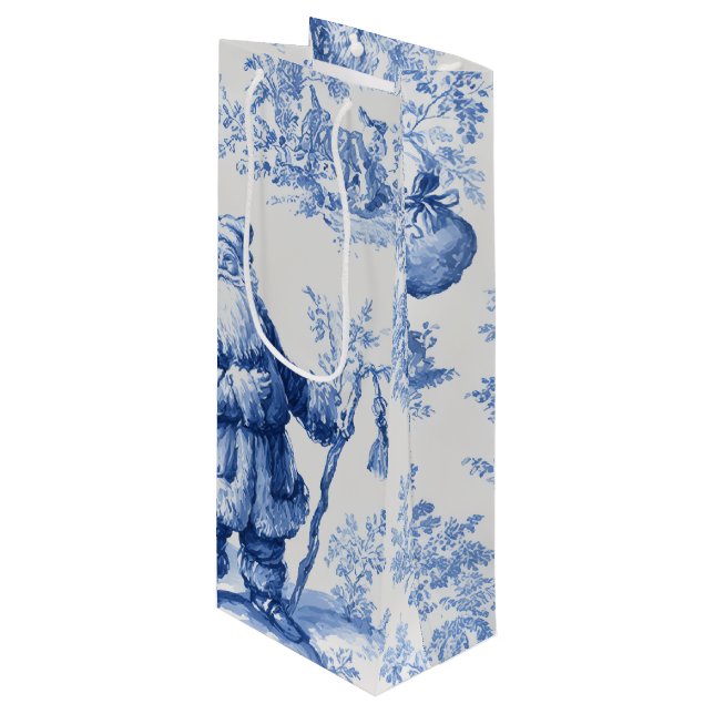 Sacola Para Vinho Santa Toile (Frente inclinada)