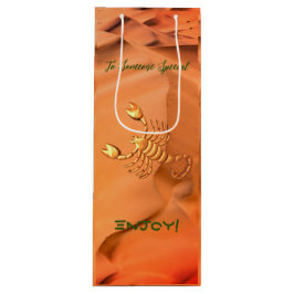 Sacola Para Vinho Scorpia Birthday Diversão -