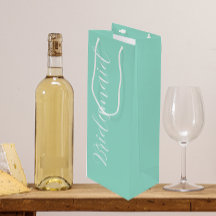 Seafoam Stylizlized Script Wedding Bridesmaid