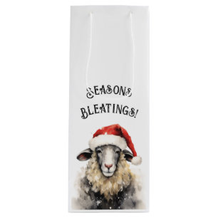 Sacola Para Vinho Seasons Bleatings Quirky Shep Christmas