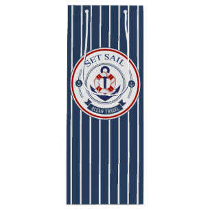 Sacola Para Vinho Set Sail Ocean Viagem NMaritime