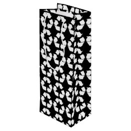 Sacola Para Vinho Símbolo de Reciclagem Branco