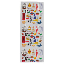 Sacola Para Vinho Símbolos britânicos do Reino Unido