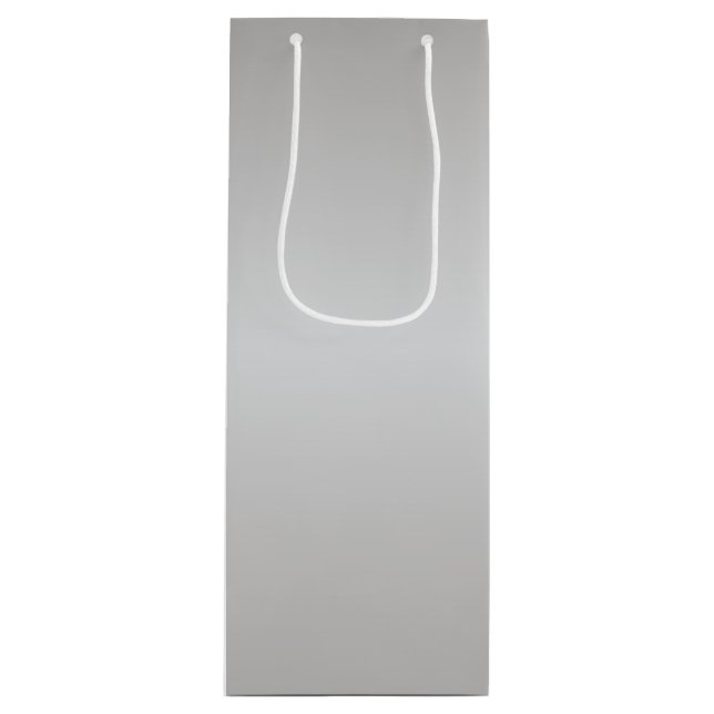 Sacola Para Vinho Sinos De Prata Metálicos (Frente)