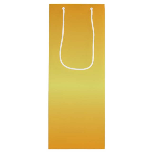 Sacola Para Vinho Sinos Dourados Metálicos Brilhantes (Frente)