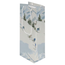 Sacola Para Vinho skiiers 1