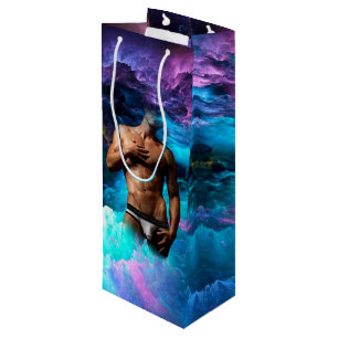 Sacola Para Vinho SlipperyJoe's cueca masculina musculosa protuberân