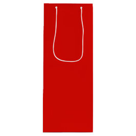 Sacola Para Vinho Sólido Holly Red