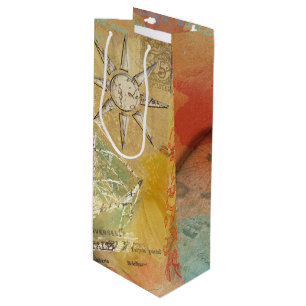 Sacola Para Vinho Sonho de Caribe - Saco de Presente