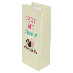 Sacola Para Vinho Sorvete doce Sundae & Strawberry Float
