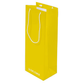Sacola Para Vinho Sunflower Yellow Colour Name