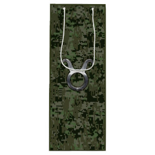 Sacola Para Vinho Taurus Zodiac - Sinal na Camuflagem Digital Woodla