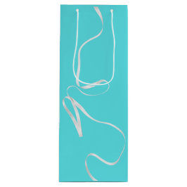 Sacola Para Vinho Teal e Faixa de Opções