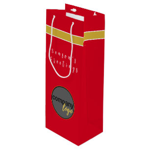 SACOLA PARA VINHO TEMPORIZAÇÕES AUMENTANDO O LOGOTIPO DE NEGÓCIOS BR