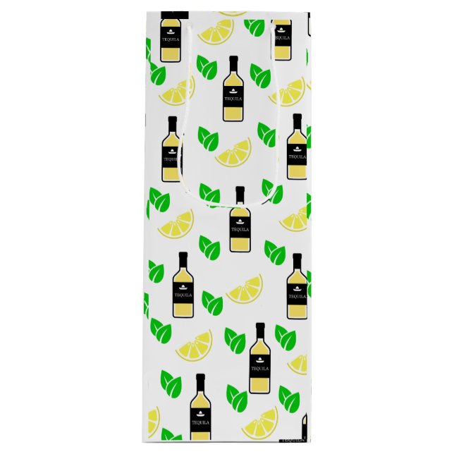 Sacola Para Vinho Tequila e Lemon (Frente)