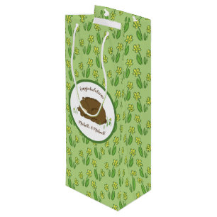Sacola Para Vinho Terra Chá de fraldas do Urso Dormindo