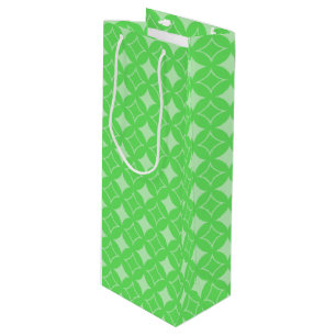 Sacola Para Vinho Teste padrão do shippo do verde limão