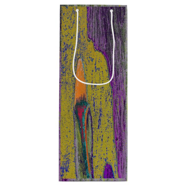 Sacola Para Vinho Tree bark II Gift Bag (Frente)