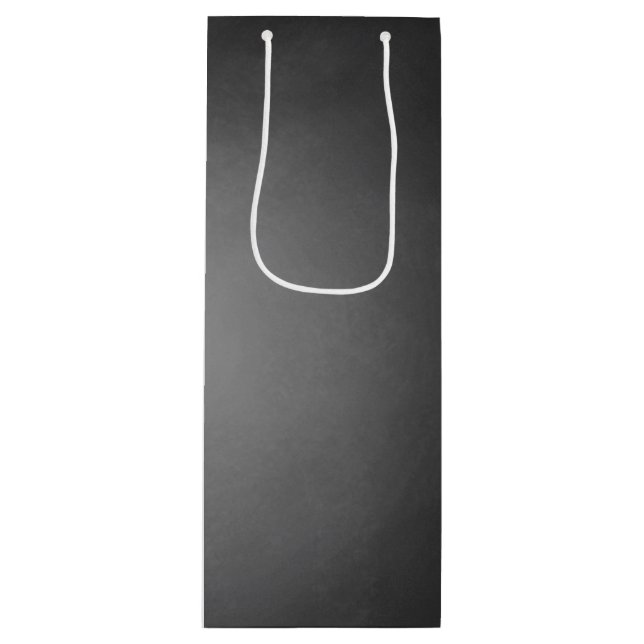 Sacola Para Vinho Trendy Chalkboard Vignette (Frente)