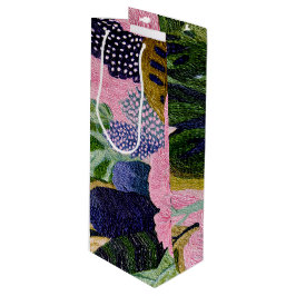 Sacola Para Vinho Tropical Modernism Bouquet Bag