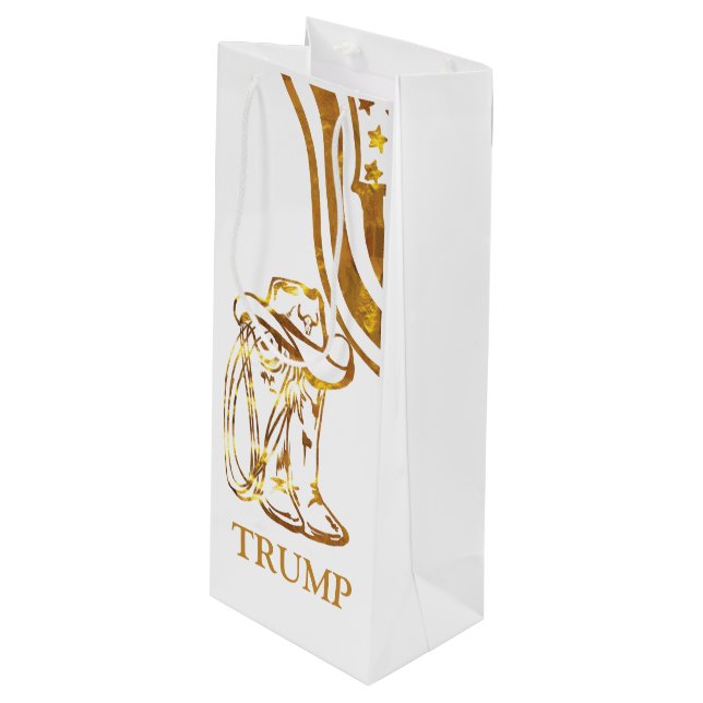 SACOLA PARA VINHO TRUMP (Frente inclinada)