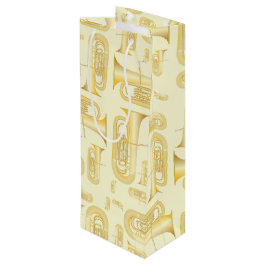 Sacola Para Vinho Tuba Musicista Banda Professora Vinho Presente Sac