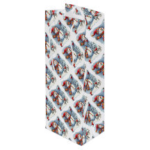 Vamos pegar vinho Bebendo Tipsy Snowman