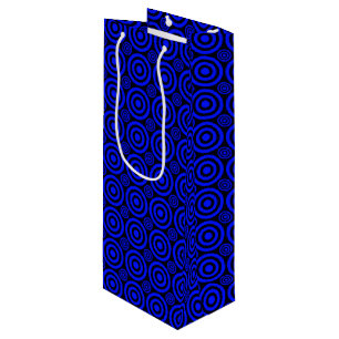 Sacola Para Vinho VINHO-BRUXO-VINHO-GIFT-BAG-Azul-Preto