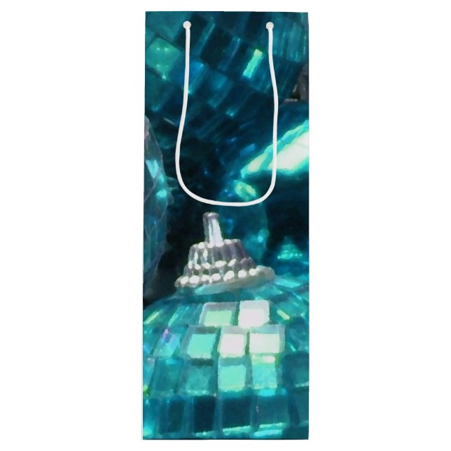 Sacola Para Vinho Vinho de presente de Baubles (Frente)