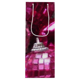 Sacola Para Vinho Vinho de saco de presente Rosa Baubles