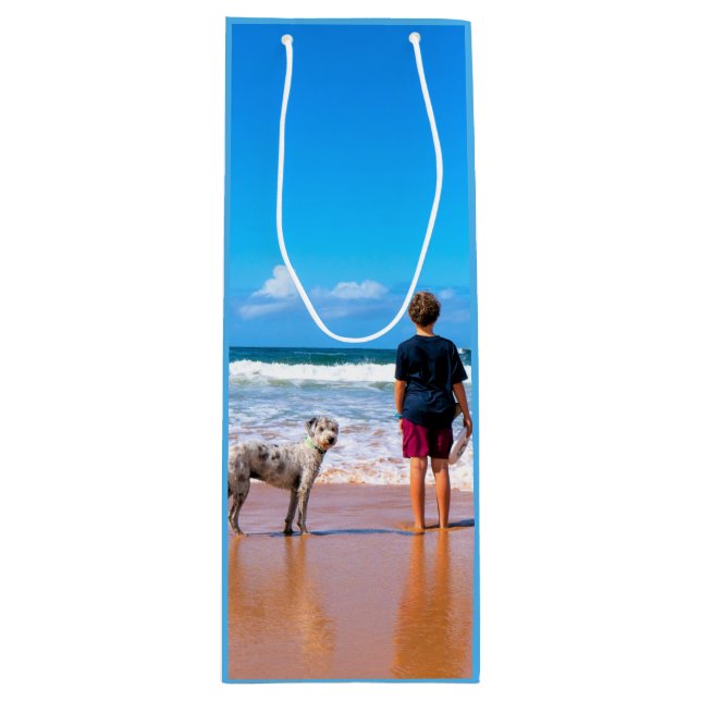 Sacola Para Vinho Vinho Fotográfico Personalizado Gif Bag Seu Própri (Frente)