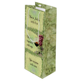 Sacola Para Vinho Vinho melhora com idade - Você melhora com vinho