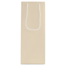 Sacola Para Vinho Vintage Tan Solid Color