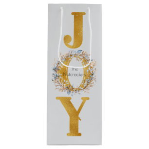 Sacola Para Vinho Wreath Wreath Nutcracker Natal