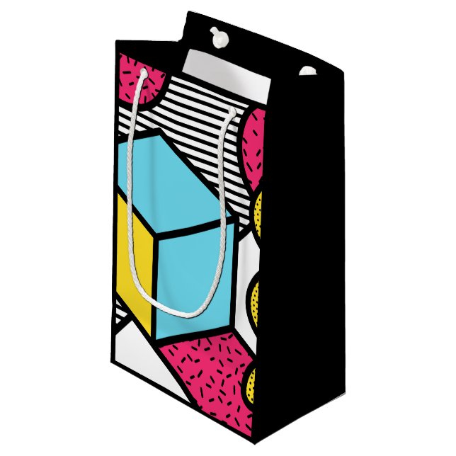 Sacola Presente P Brilho Fashion 80s e 90s v01 (Frente inclinada)