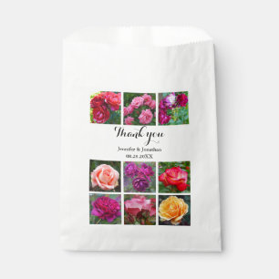 Sacolas de Agradecimento Rosas Colagem #1