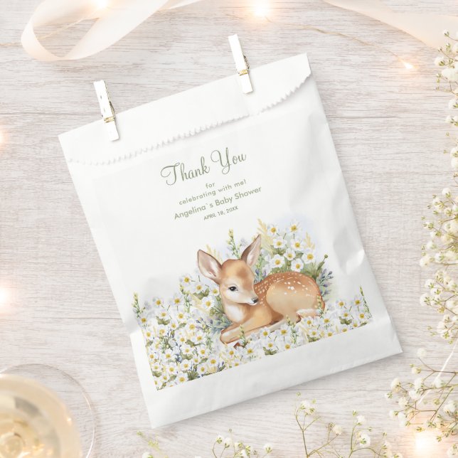 Sacolas de Favor de Baby Shower (Cortado)