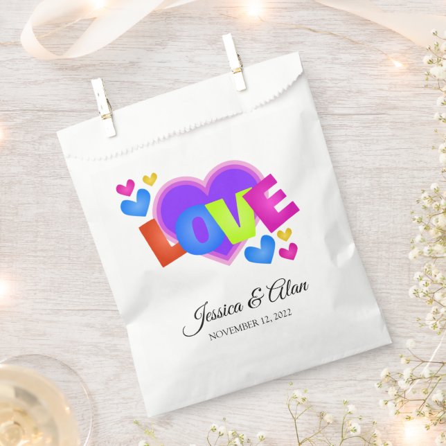 Sacolas de Favor de Casamento (Cortado)