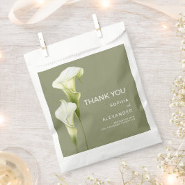 Sacolas de Favor de Casamento "Delicadas Copos-de-