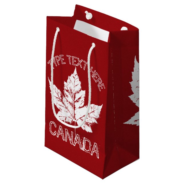Sacolas de Favor Personalizadas Canadá Sacolas do  (Frente inclinada)