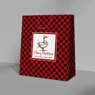 Sacolas de Presente Caprichosas de Pato de Natal d