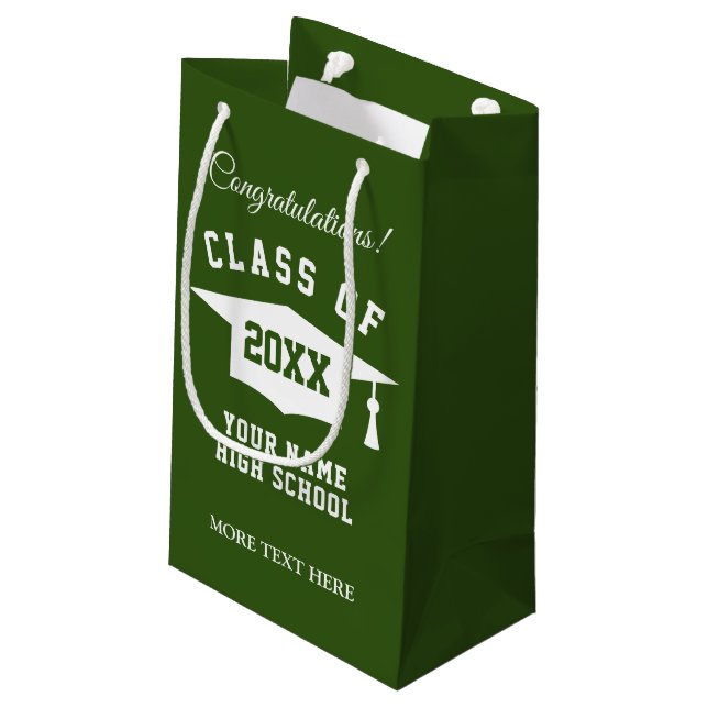 Sacolas de presente de formatura para turma do ens (Verso inclinado)