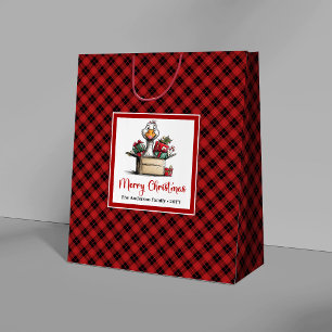 Sacolas de Presente Divertidas com Ganso de Desenh