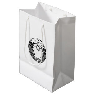 Sacolas de presentes de lagostas espinhosas virada