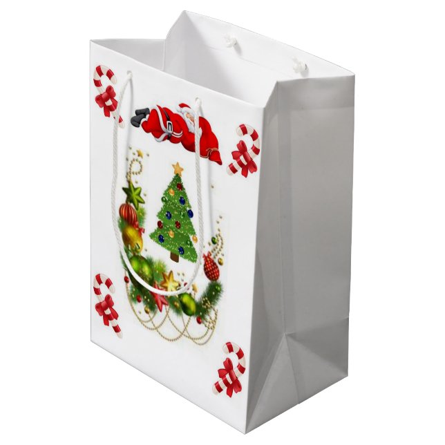 Sacolas de Presentes de Natal (Verso inclinado)