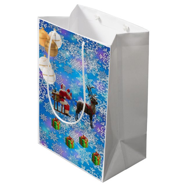 Sacolas de Presentes de Natal (Verso inclinado)