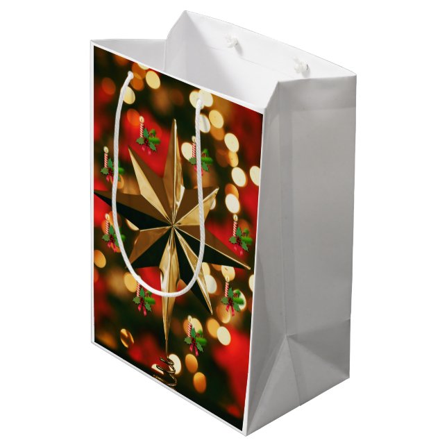Sacolas de Presentes de Natal (Verso inclinado)