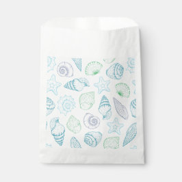 Sacolas de Presentes para Festa de Conchas Marinha