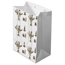 Sacolas para Presente | Watercolor | Reindeer